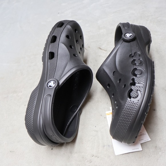 Crocs Unisex M10 W8 Baya Clog Black Croslite Lightweight Slip On Casual Outdoor main image 9